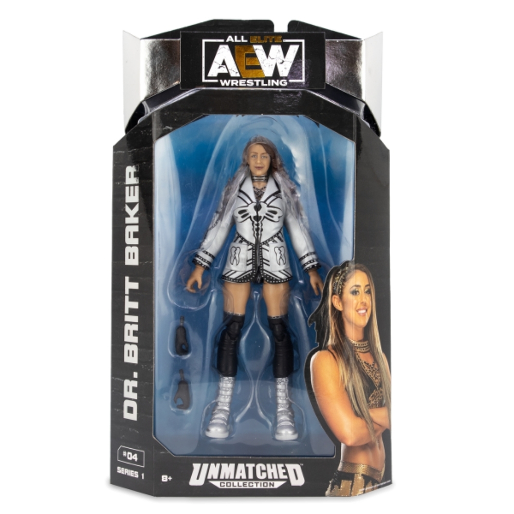 AEW Unmatched Series 1 Dr Britt Baker Wrestling Action Figure NEW